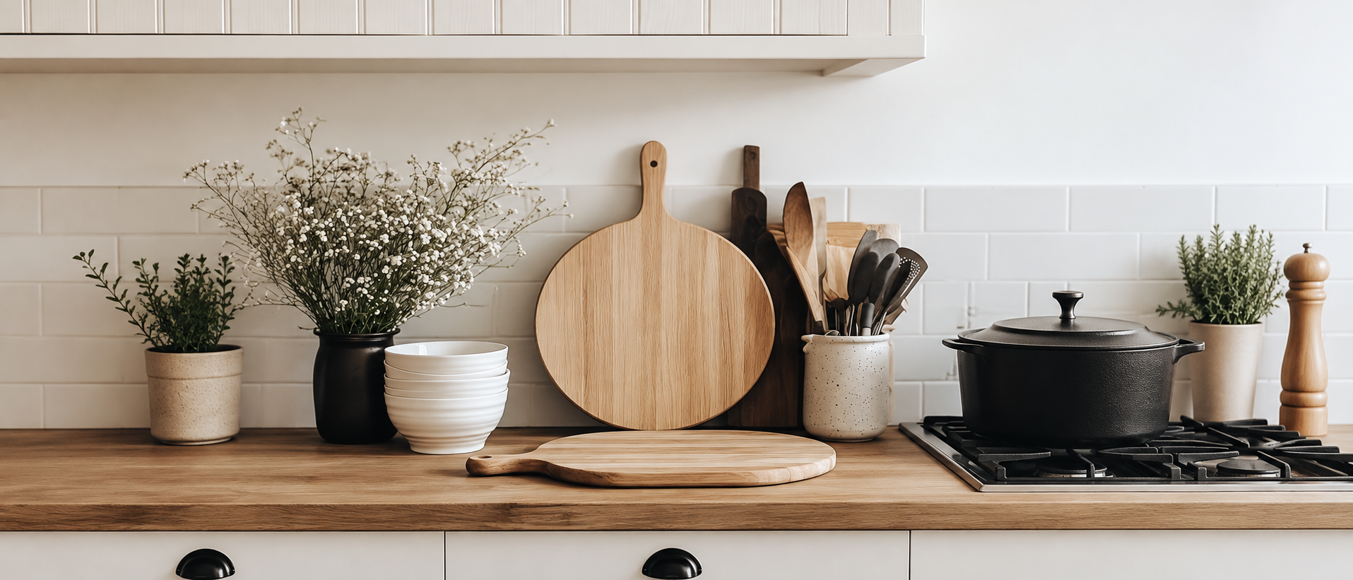 Kitchen details for daily routines